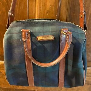 vintage ralph lauren mini duffel purse